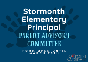 Stormonth Elementary Principal Parent Advisory Committee