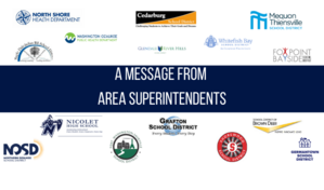 Message from Area Superientendents