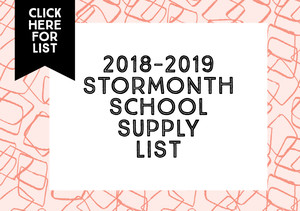 PSS School Supply List