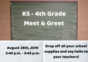 K5 - 4th Grade Meet & Greet